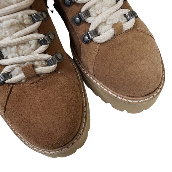 Splendid Kody Faux Shearling Detail Suede Boot Size 6 NEW - Picture 7 of 12